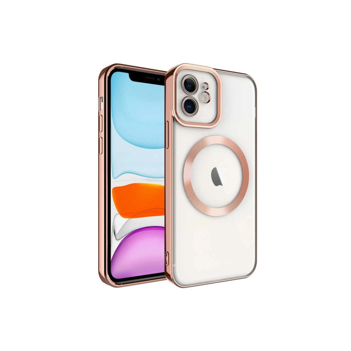 İphone 12 Kılıf Kross Magneticsafe Kapak - Rose İphone 12 Kılıf Kross Magneticsafe Kapak - Rose