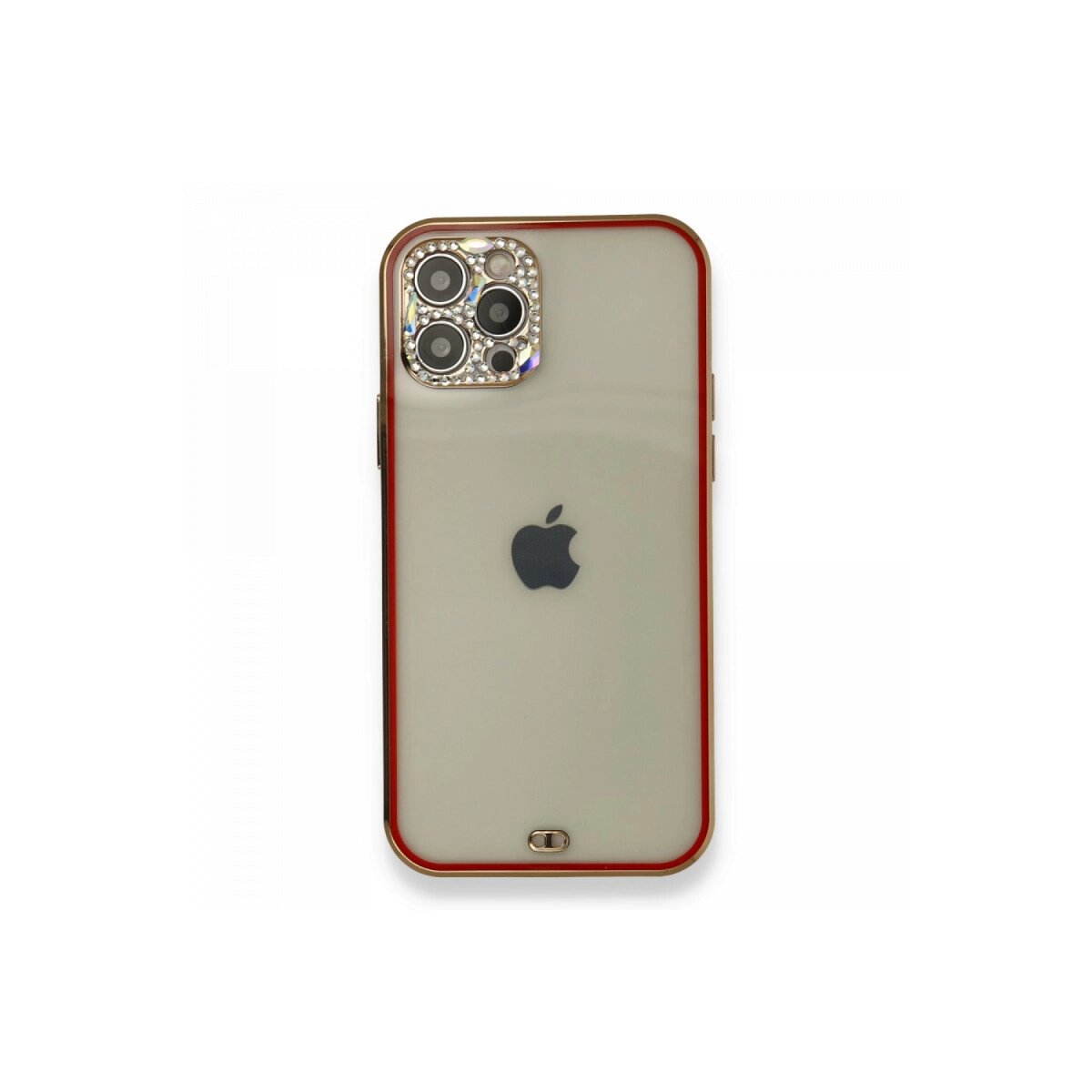 İphone 12 Pro Kılıf Liva Taşlı Silikon - Kırmızı İphone 12 Pro Kılıf Liva Taşlı Silikon - Kırmızı