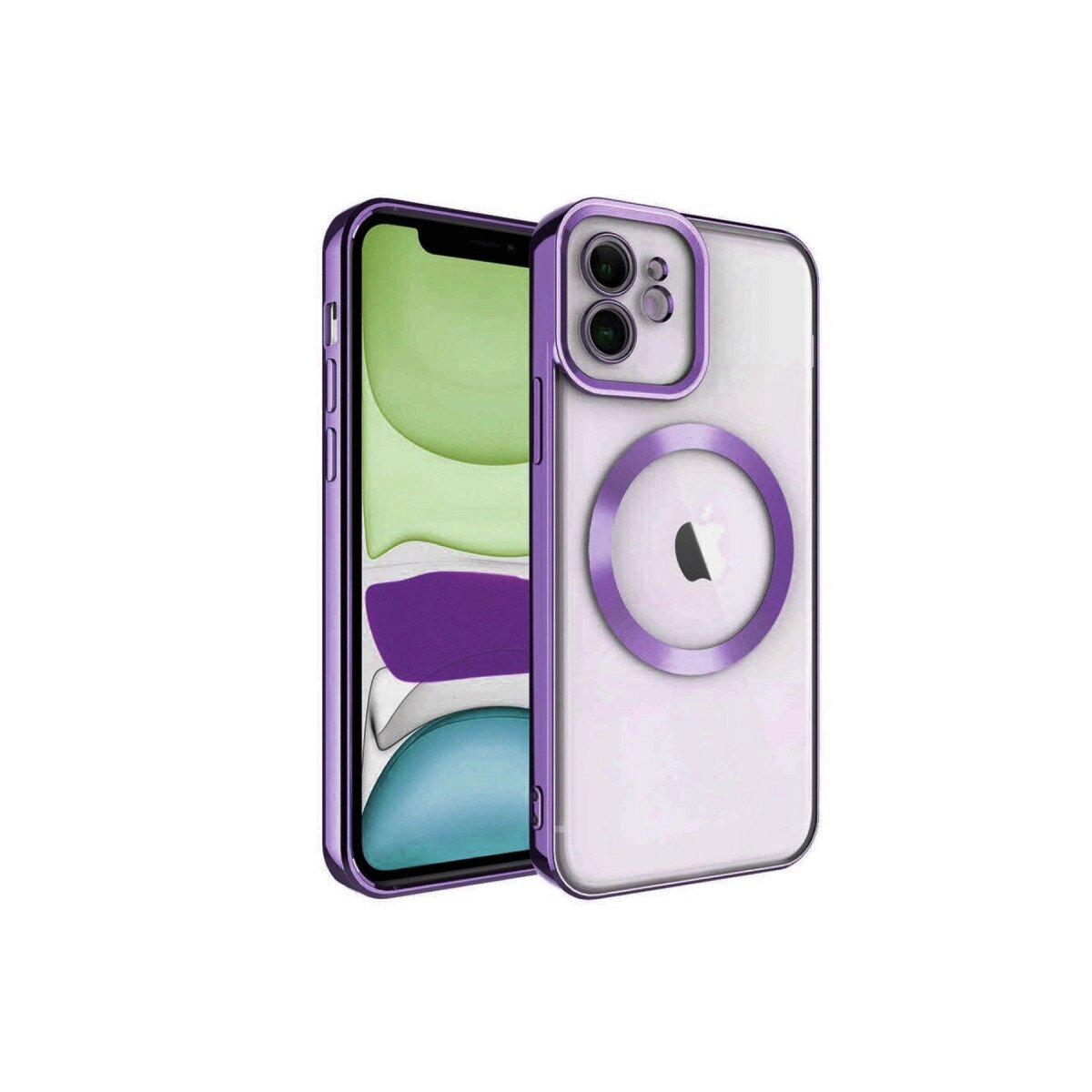 İphone 12 Kılıf Kross Magneticsafe Kapak - Mor İphone 12 Kılıf Kross Magneticsafe Kapak - Mor