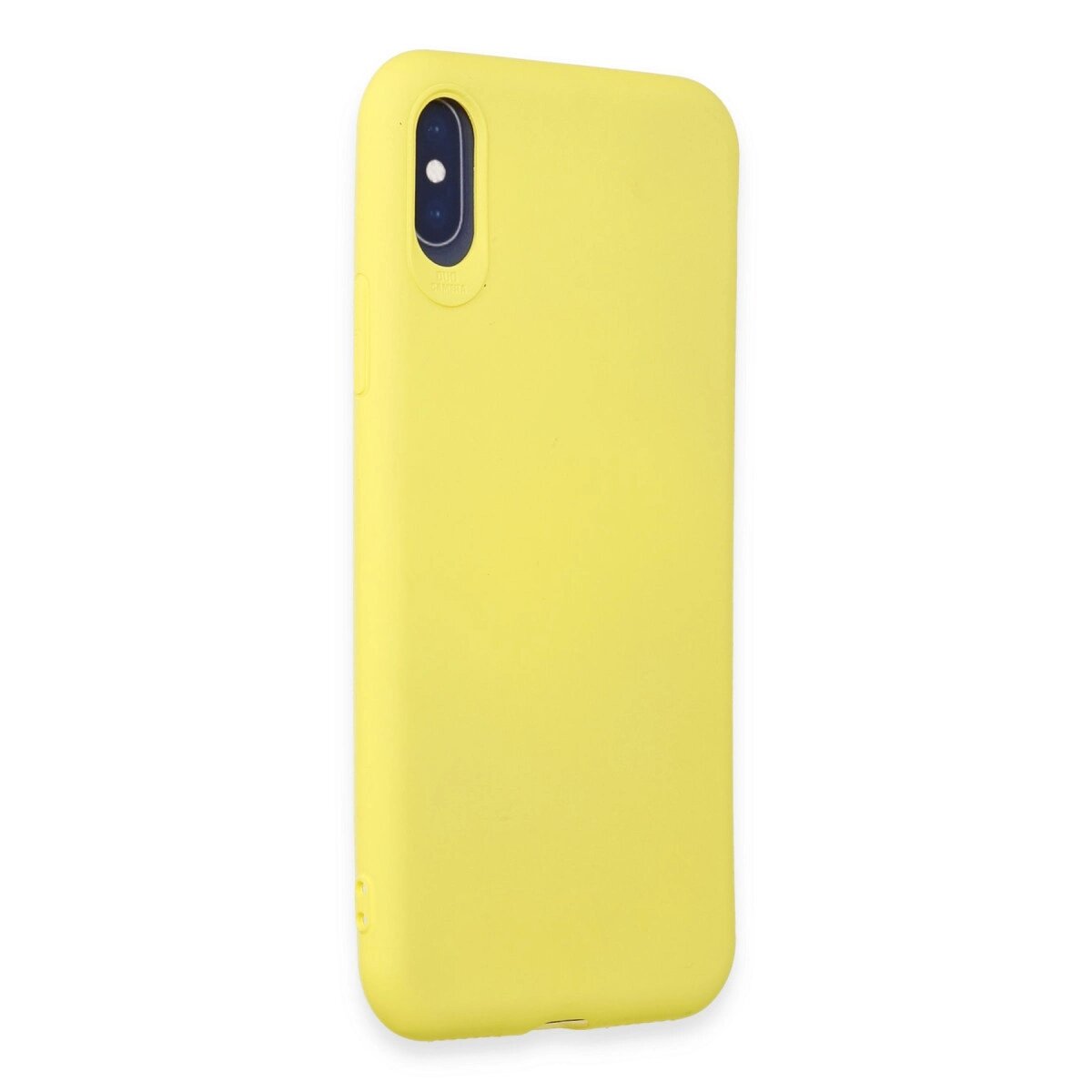 İphone X Kılıf First Silikon - Sarı İphone X Kılıf First Silikon - Sarı