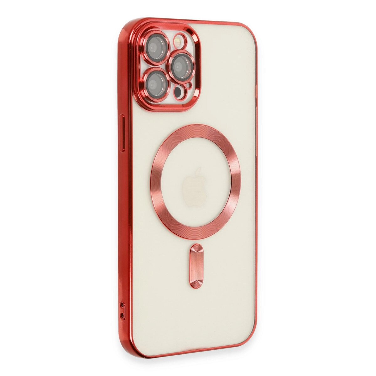 İphone 12 Pro Max Kılıf Kross Magneticsafe Kapak - Kırmızı