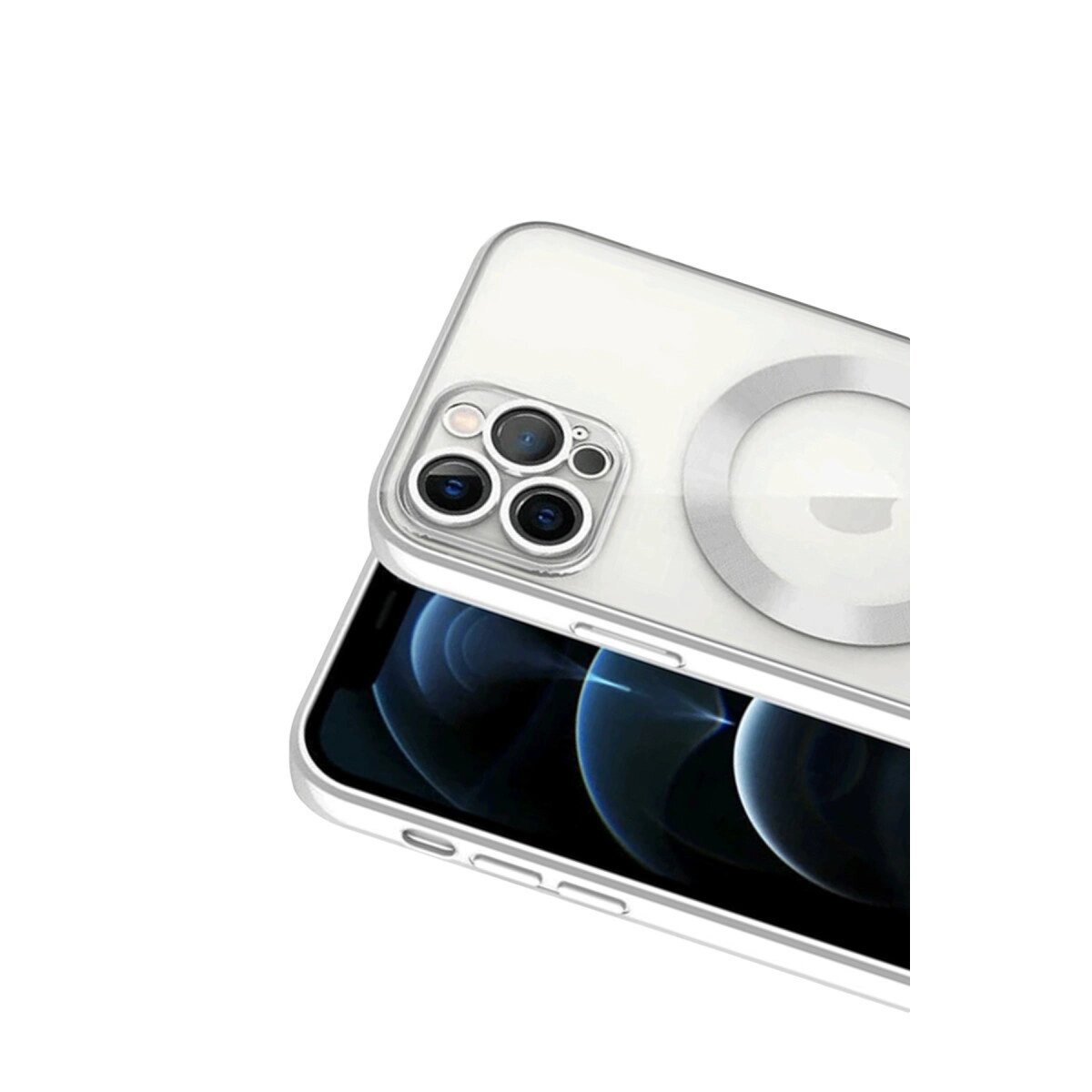 İphone 13 Pro Kılıf Kross Magneticsafe Kapak - Gümüş İphone 13 Pro Kılıf Kross Magneticsafe Kapak - Gümüş