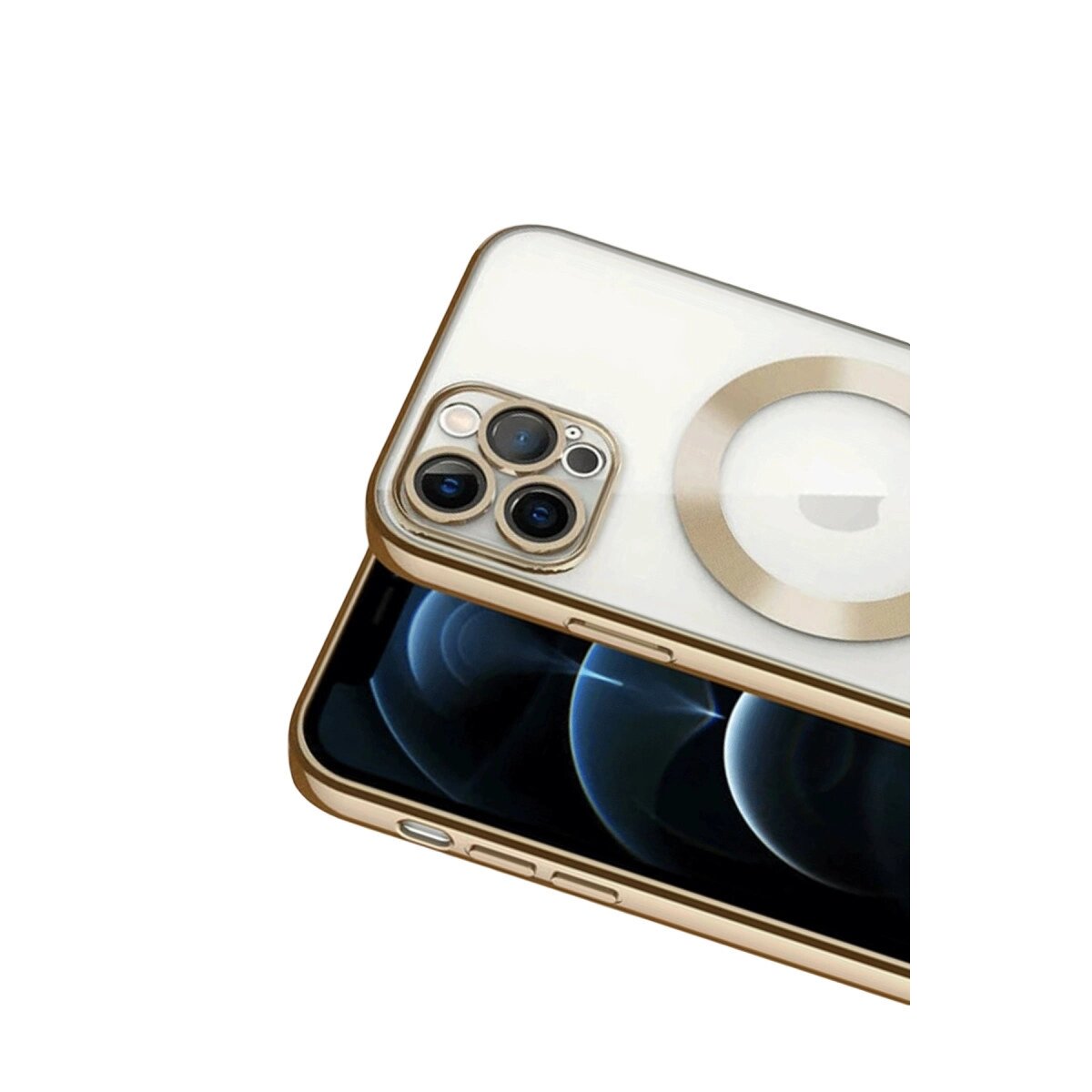 İphone 13 Pro Kılıf Kross Magneticsafe Kapak - Gold İphone 13 Pro Kılıf Kross Magneticsafe Kapak - Gold
