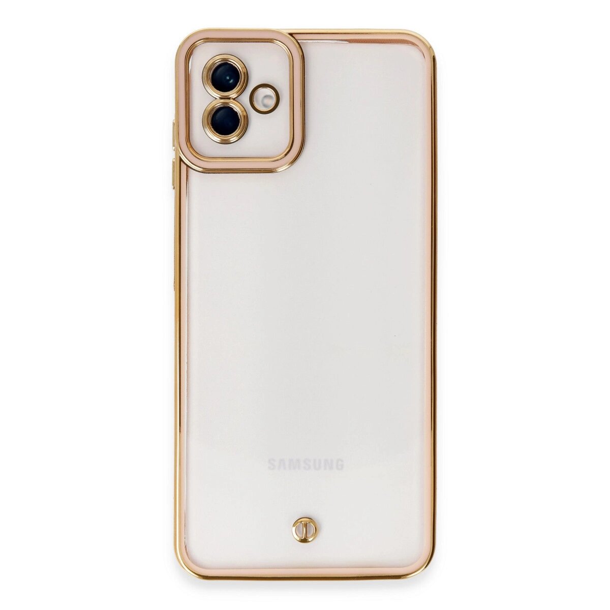 Samsung Galaxy A04 Kılıf Liva Lens Silikon - Rose Samsung Galaxy A04 Kılıf Liva Lens Silikon - Rose