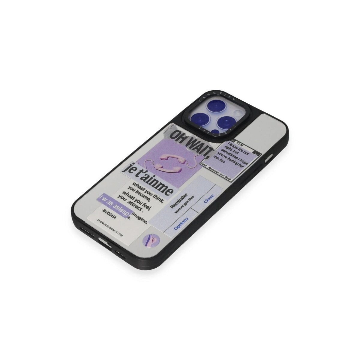 İphone 15 Pro Kılıf Mirror Desenli Kapak - Mirror - 4 İphone 15 Pro Kılıf Mirror Desenli Kapak - Mirror - 4