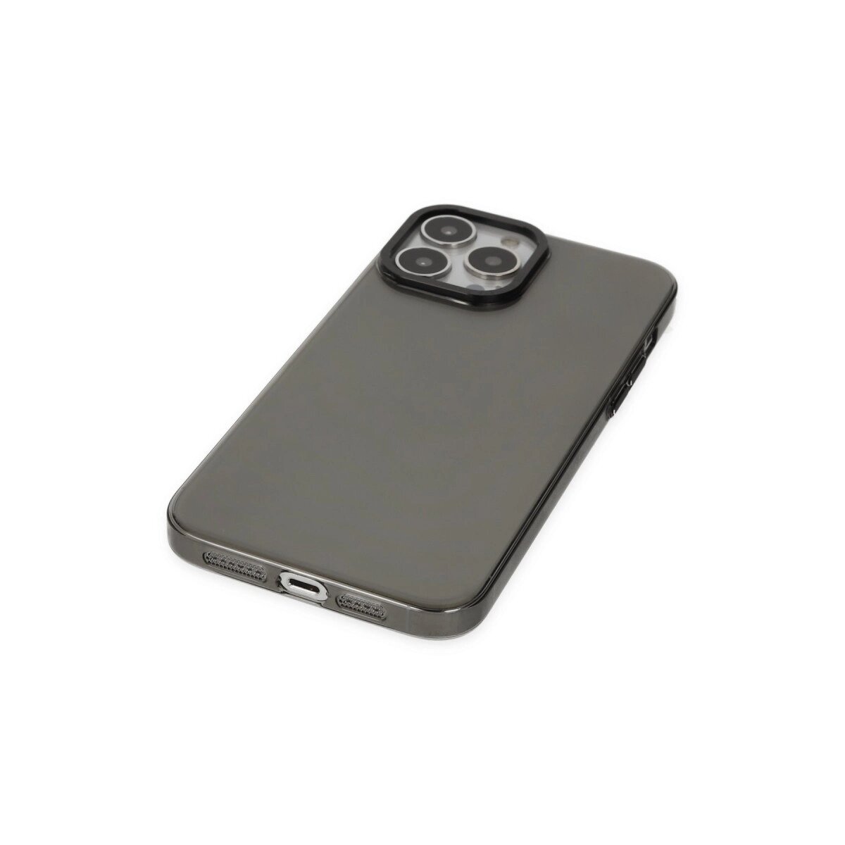 İphone 13 Pro Max Kılıf Anka Pc Sert Metal Kapak - Siyah İphone 13 Pro Max Kılıf Anka Pc Sert Metal Kapak - Siyah
