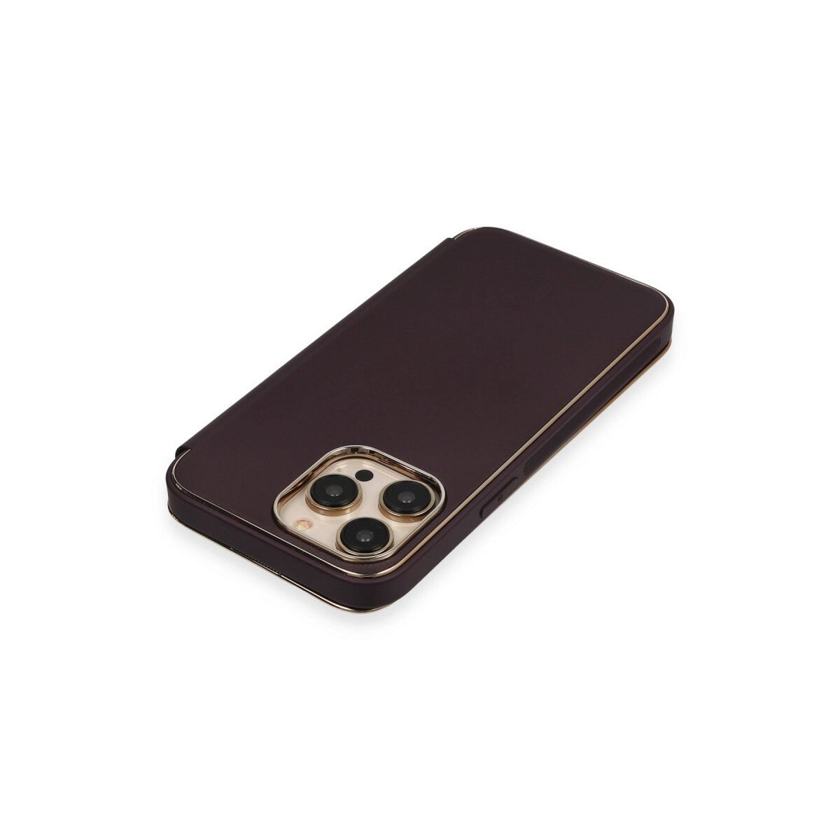 İphone 13 Pro Max Kılıf Dolpin Kapaklı - Derin Mor İphone 13 Pro Max Kılıf Dolpin Kapaklı - Derin Mor