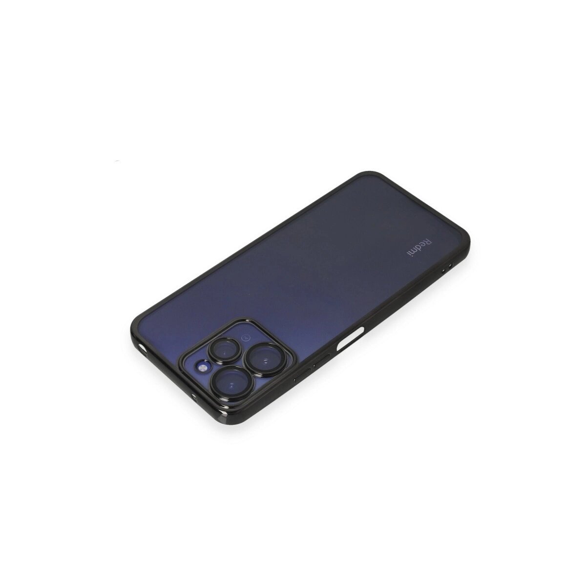 Xiaomi Redmi 12 Kılıf Razer Lensli Silikon - Siyah Xiaomi Redmi 12 Kılıf Razer Lensli Silikon - Siyah