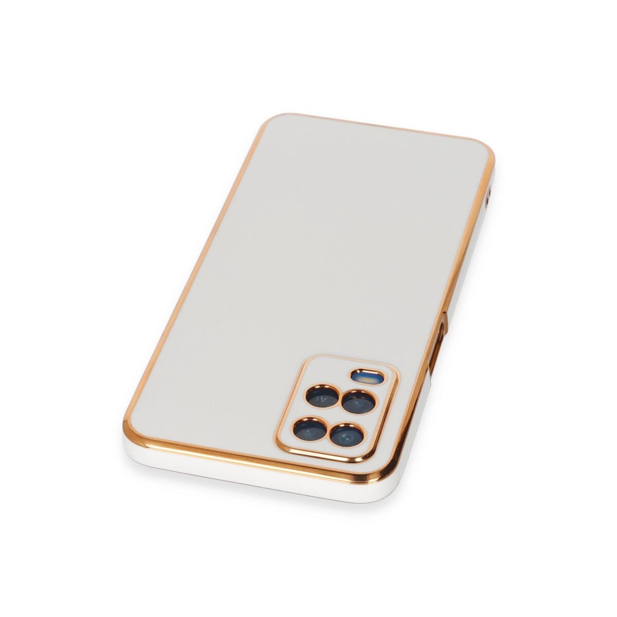 Oppo A54 4g Kılıf Volet Silikon - Beyaz Oppo A54 4g Kılıf Volet Silikon - Beyaz