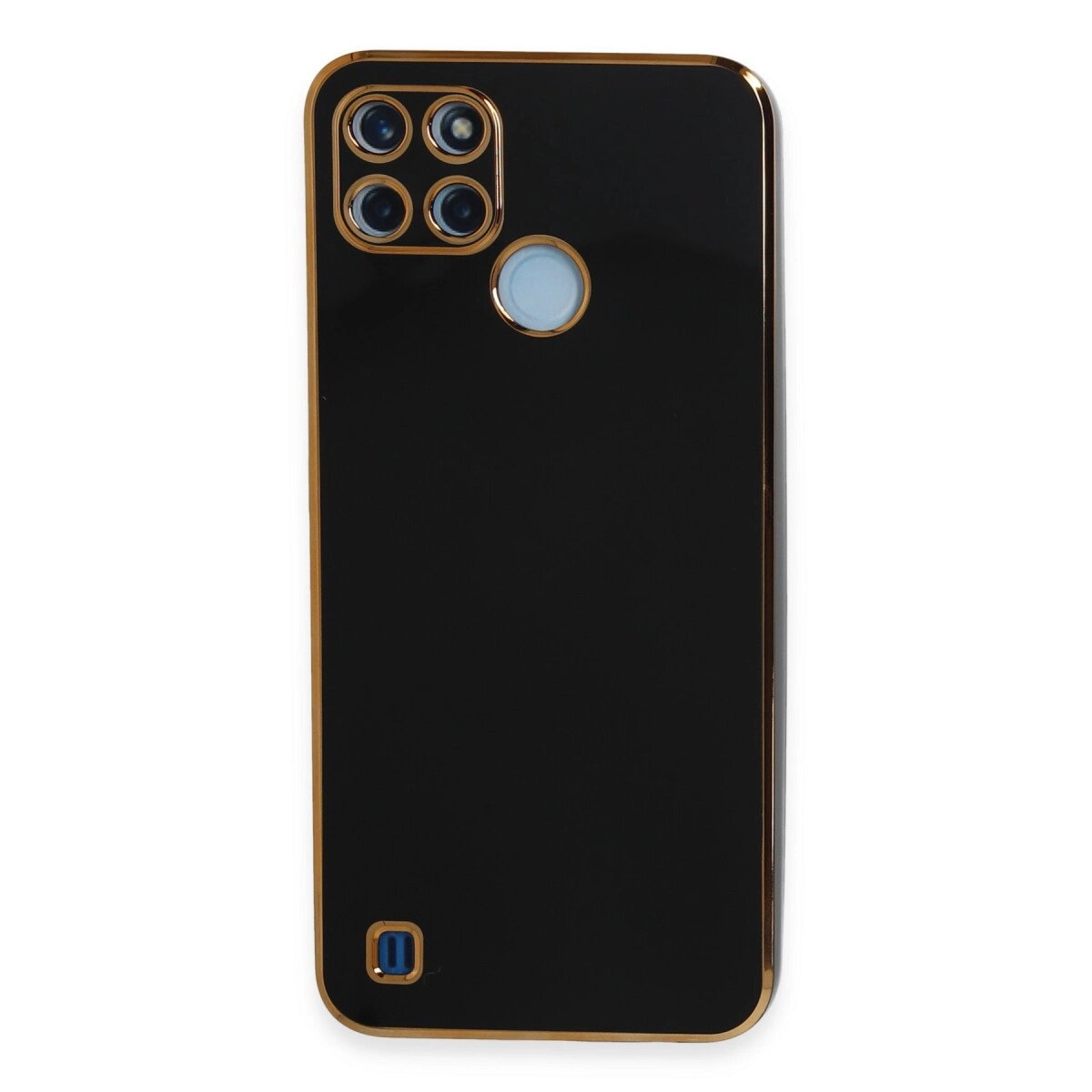 Realme C25y Kılıf Volet Silikon - Siyah Realme C25y Kılıf Volet Silikon - Siyah