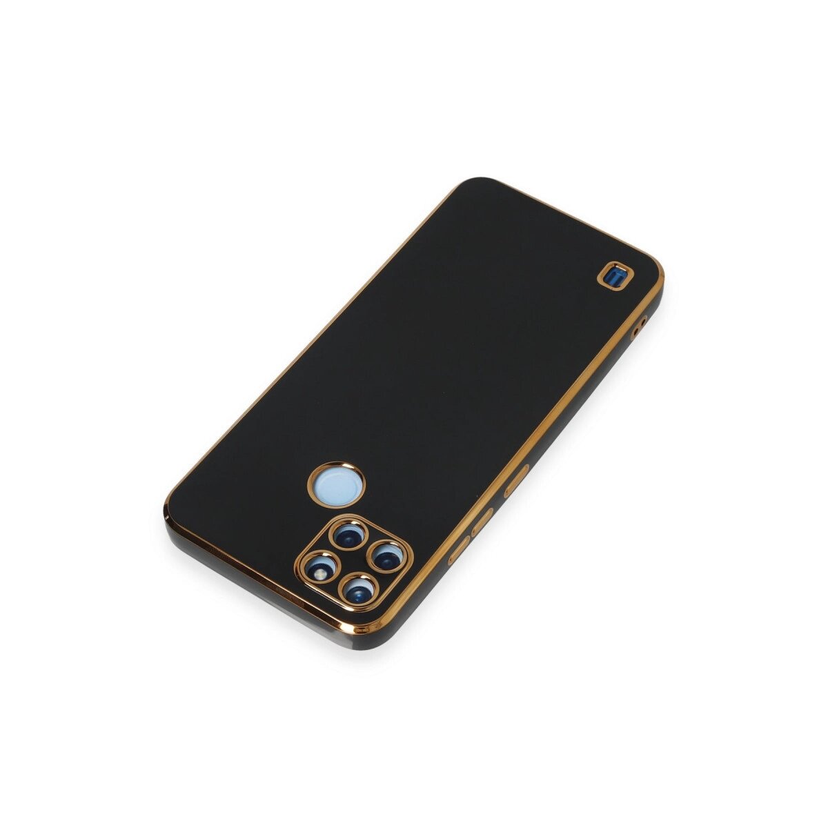 Realme C25y Kılıf Volet Silikon - Siyah Realme C25y Kılıf Volet Silikon - Siyah