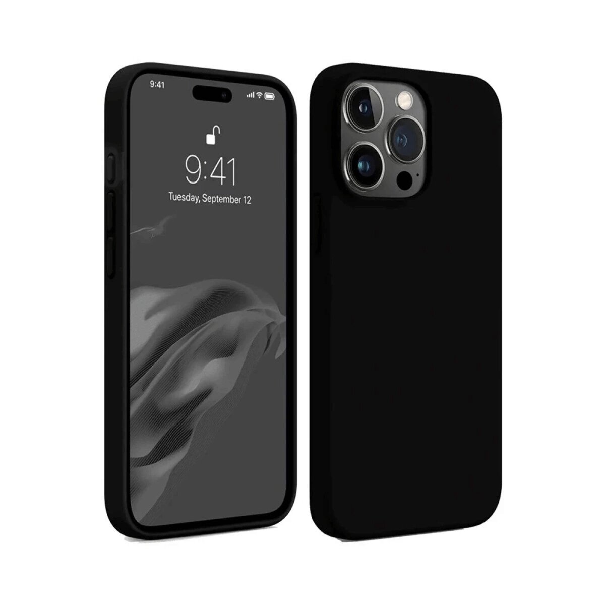 İphone 15 Pro Kılıf First Silikon - Siyah İphone 15 Pro Kılıf First Silikon - Siyah