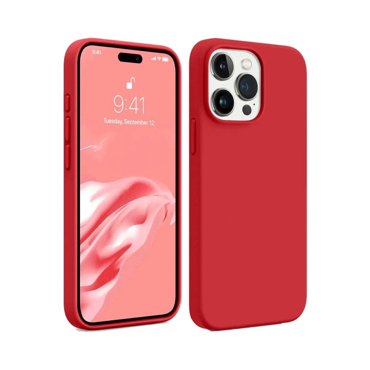 İphone 15 Pro Kılıf First Silikon - Kırmızı İphone 15 Pro Kılıf First Silikon - Kırmızı
