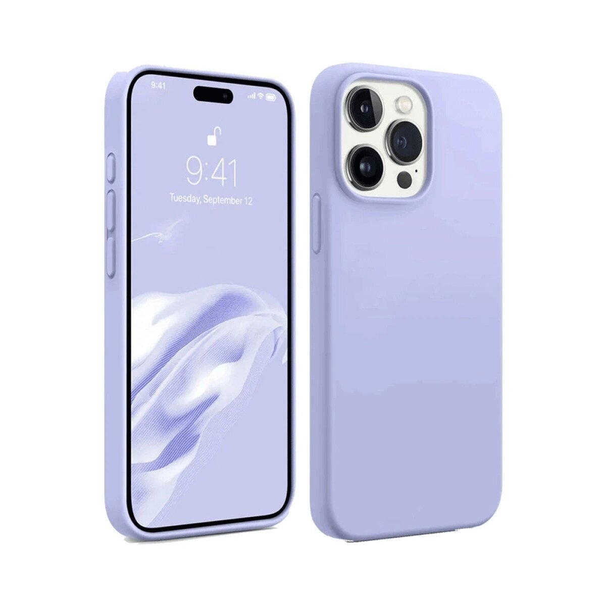 İphone 15 Pro Kılıf First Silikon - Lila İphone 15 Pro Kılıf First Silikon - Lila