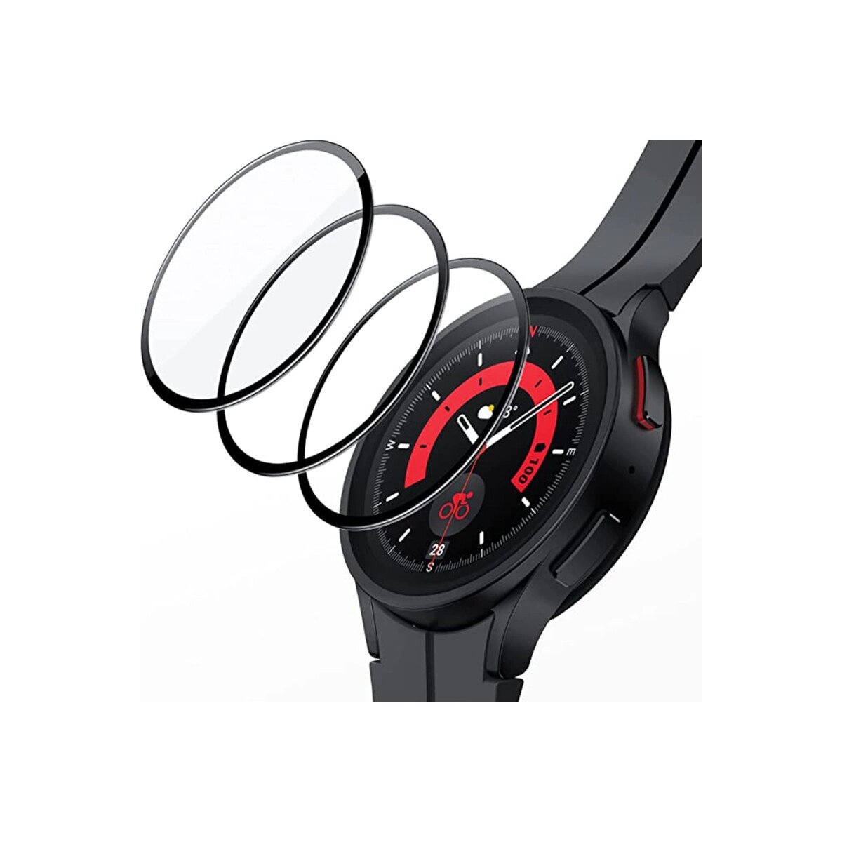 Samsung Galaxy Watch 4 42mm Polymer Nano Ekran Koruyucu - Şeffaf Samsung Galaxy Watch 4 42mm Polymer Nano Ekran Koruyucu - Şeffaf