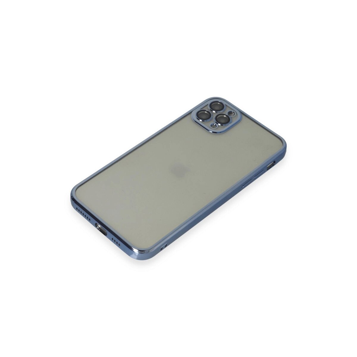İphone 11 Pro Max Kılıf Razer Lensli Silikon - Açık Mavi İphone 11 Pro Max Kılıf Razer Lensli Silikon - Açık Mavi