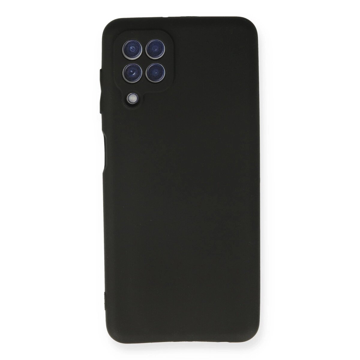 Samsung Galaxy A22 Kılıf First Silikon - Siyah