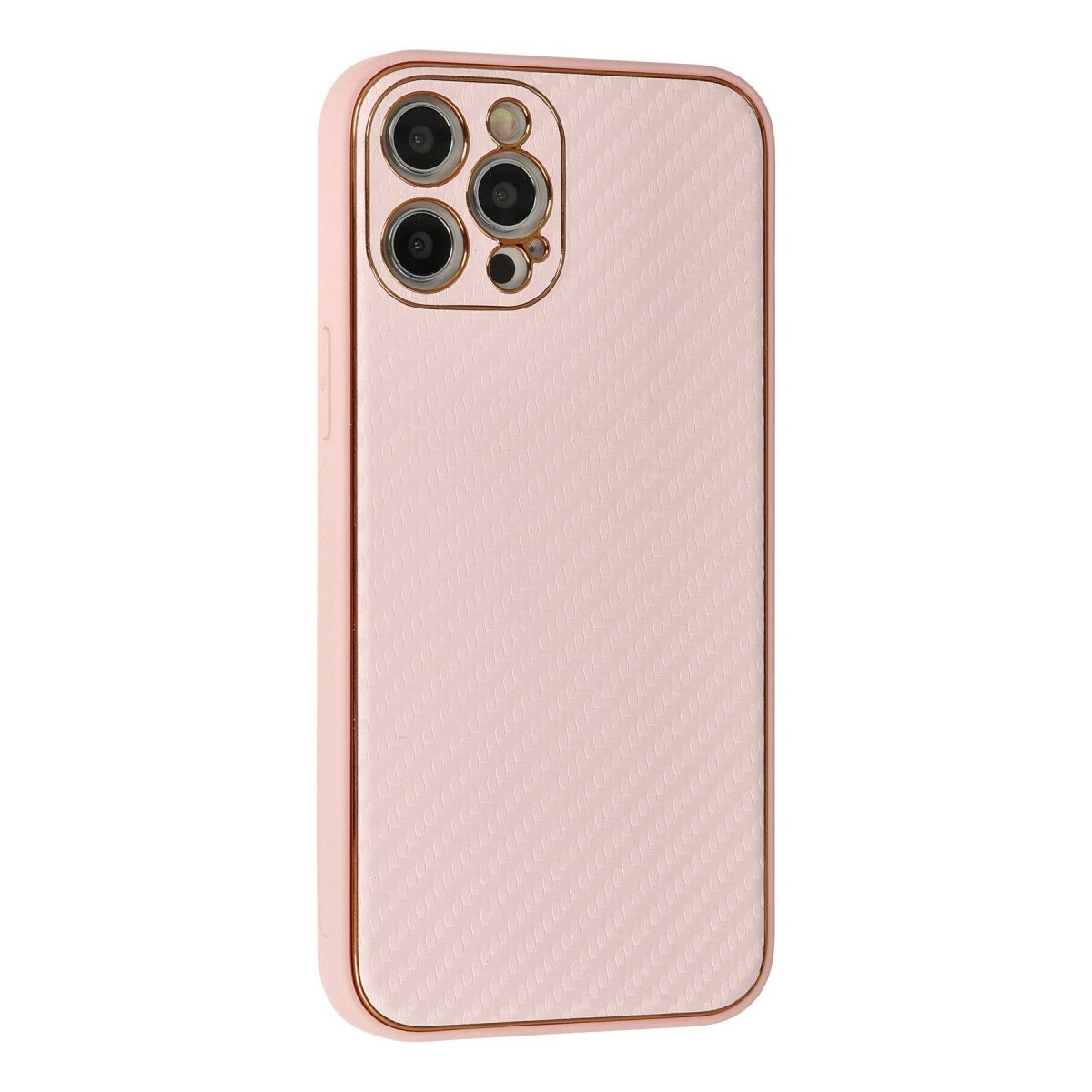 İphone 12 Pro Kılıf Coco Karbon Silikon - Pembe İphone 12 Pro Kılıf Coco Karbon Silikon - Pembe