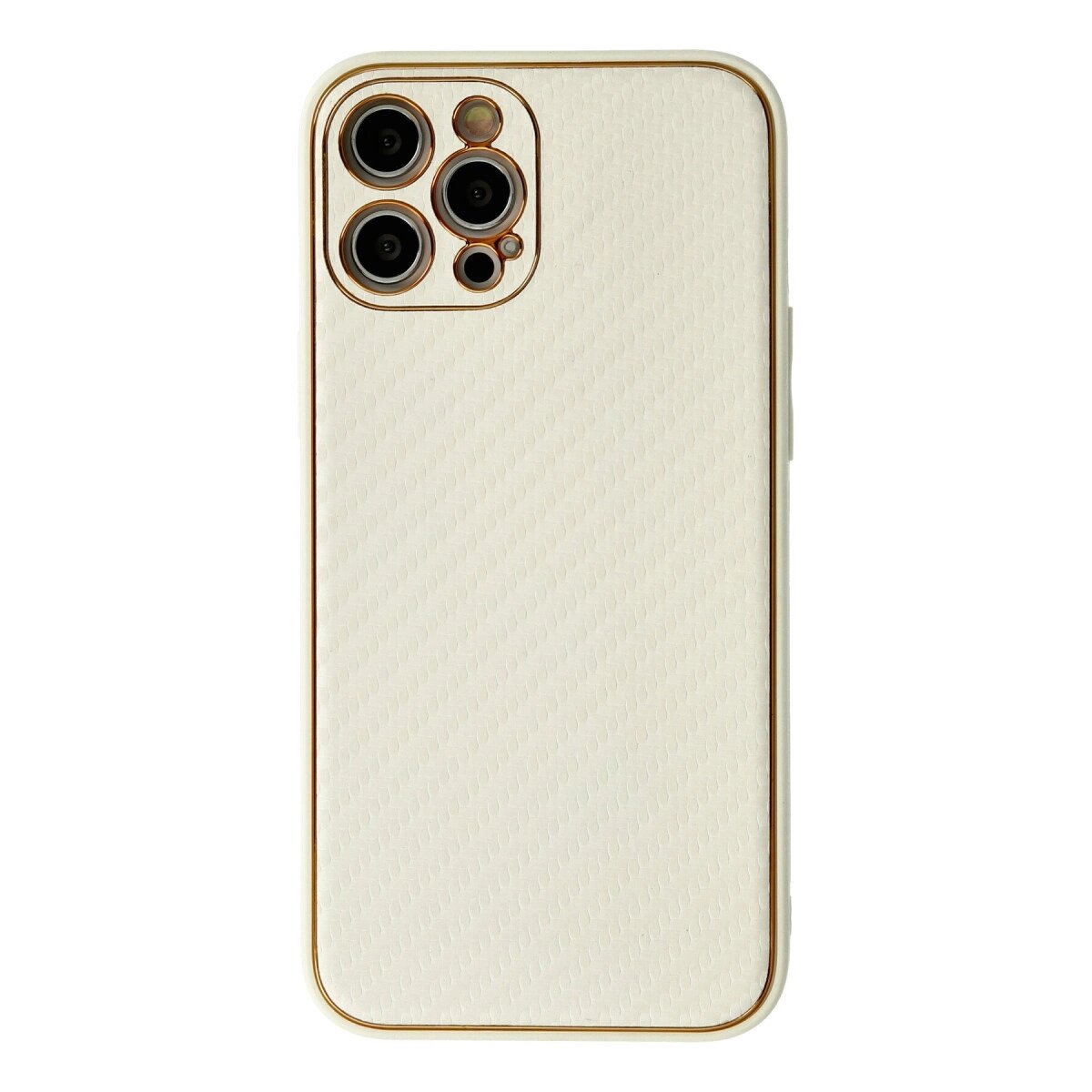 İphone 12 Pro Kılıf Coco Karbon Silikon - Beyaz İphone 12 Pro Kılıf Coco Karbon Silikon - Beyaz
