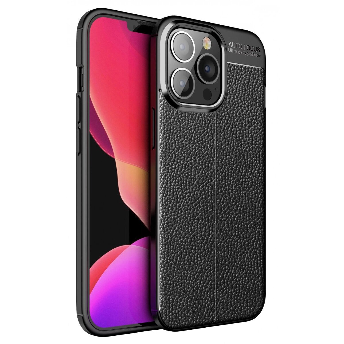 İphone 13 Pro Max Kılıf Auto Focus Kapak - Siyah İphone 13 Pro Max Kılıf Auto Focus Kapak - Siyah