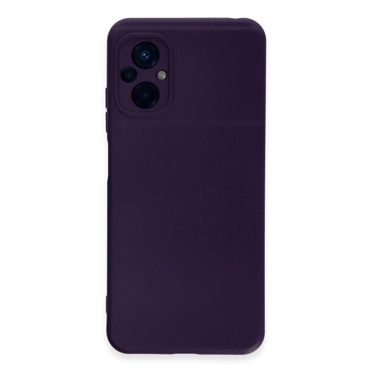 Xiaomi Poco M5 Kılıf Nano İçi Kadife Silikon - Mor Xiaomi Poco M5 Kılıf Nano İçi Kadife Silikon - Mor