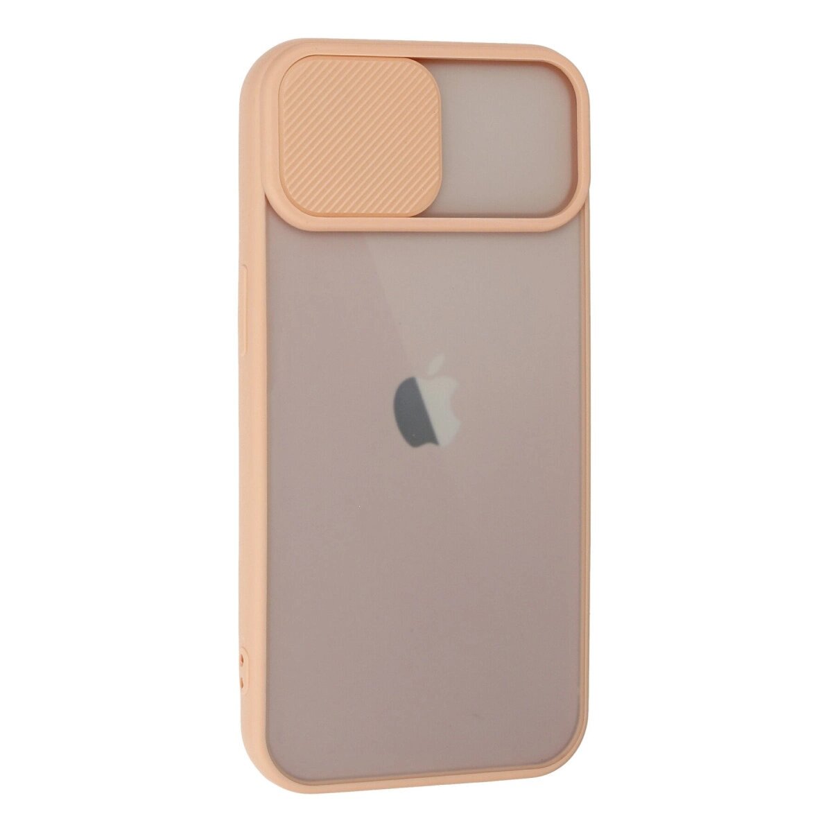 İphone 13 Kılıf Palm Buzlu Kamera Sürgülü Silikon - Pembe İphone 13 Kılıf Palm Buzlu Kamera Sürgülü Silikon - Pembe