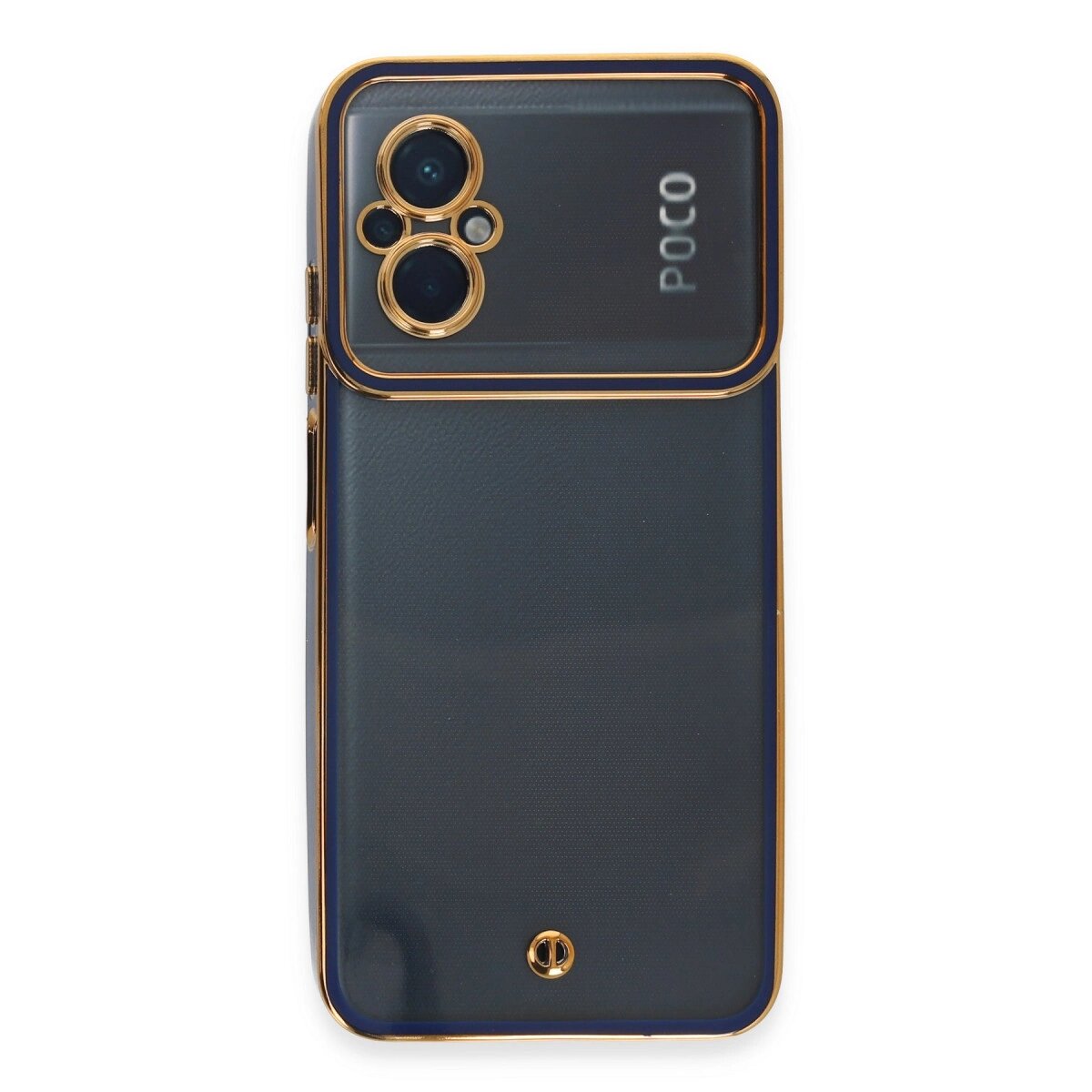Xiaomi Poco M5 Kılıf Liva Lens Silikon - Mavi Xiaomi Poco M5 Kılıf Liva Lens Silikon - Mavi