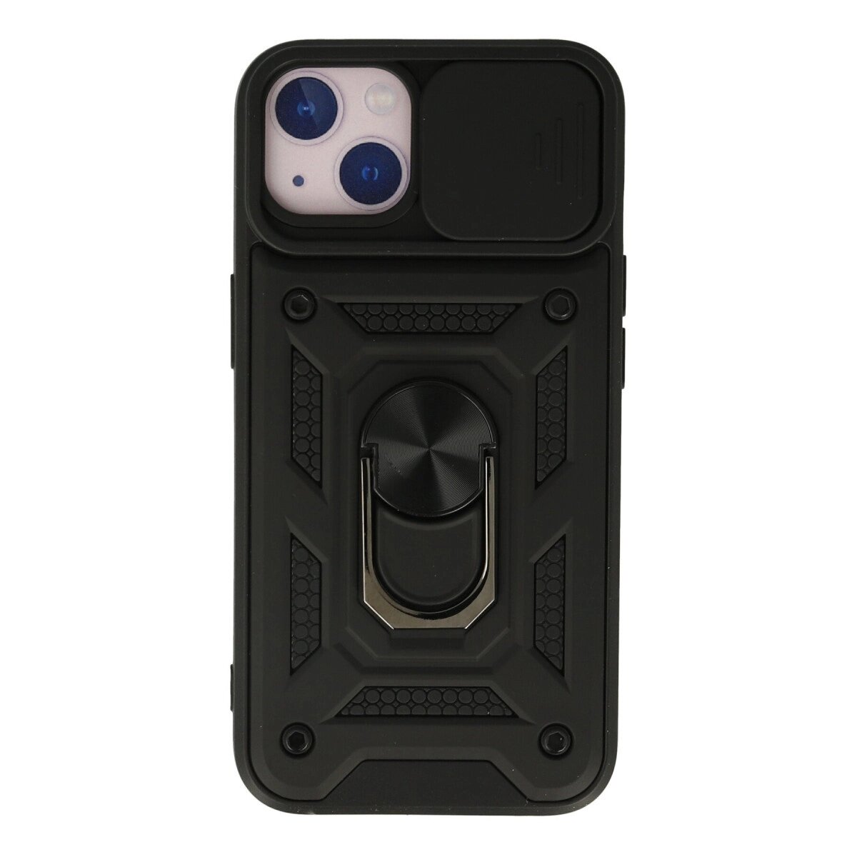 İphone 13 Kılıf Pars Lens Yüzüklü Silikon - Siyah İphone 13 Kılıf Pars Lens Yüzüklü Silikon - Siyah