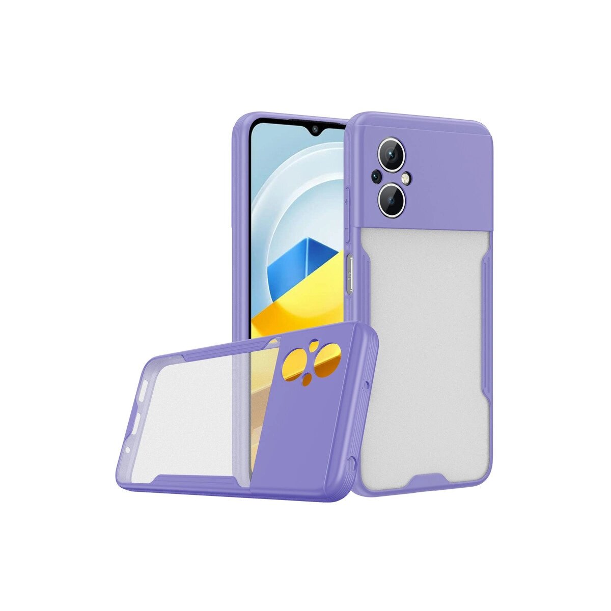 Xiaomi Poco M5 Kılıf Platin Silikon - Lila Xiaomi Poco M5 Kılıf Platin Silikon - Lila
