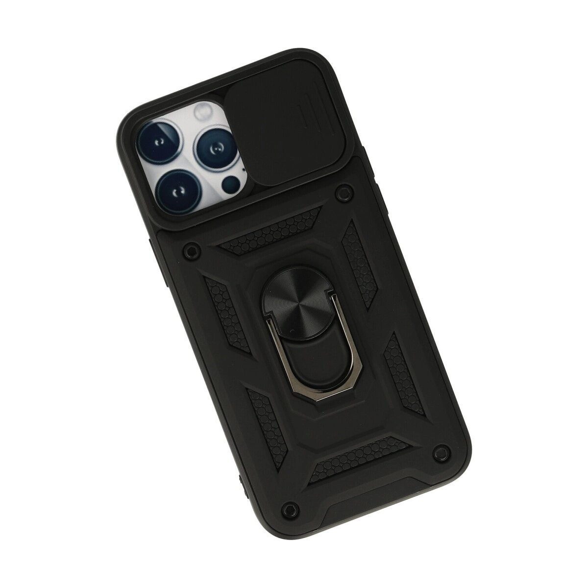 İphone 13 Pro Kılıf Pars Lens Yüzüklü Silikon - Siyah İphone 13 Pro Kılıf Pars Lens Yüzüklü Silikon - Siyah