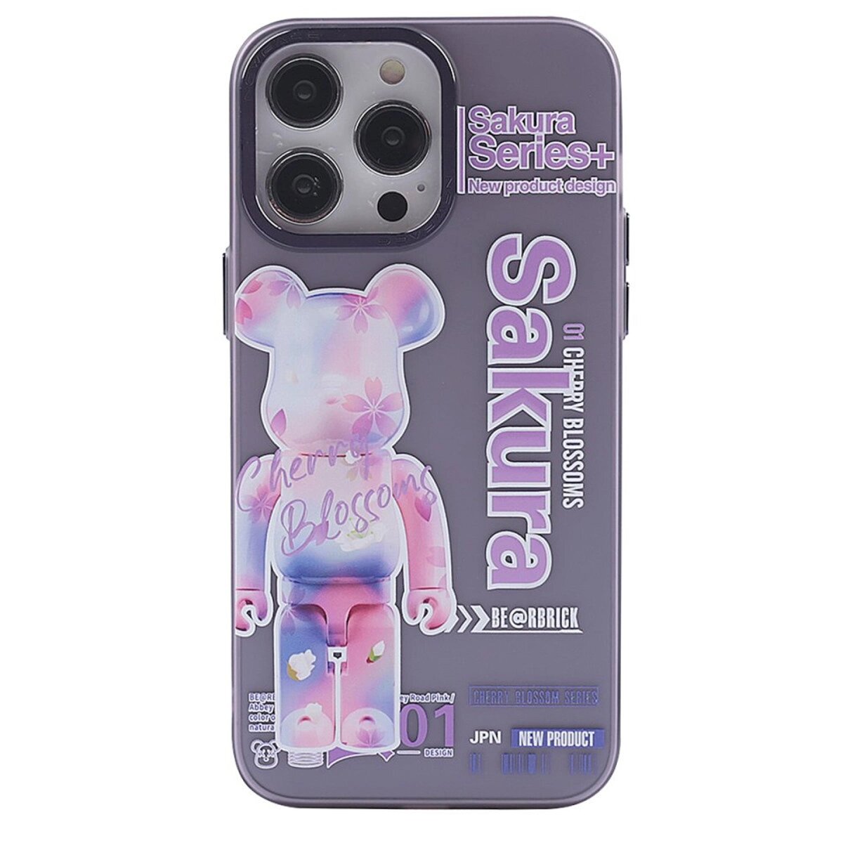 İphone 14 Pro Max Kılıf Prada Desenli Kapak - Prada Mor - 1 İphone 14 Pro Max Kılıf Prada Desenli Kapak - Prada Mor - 1