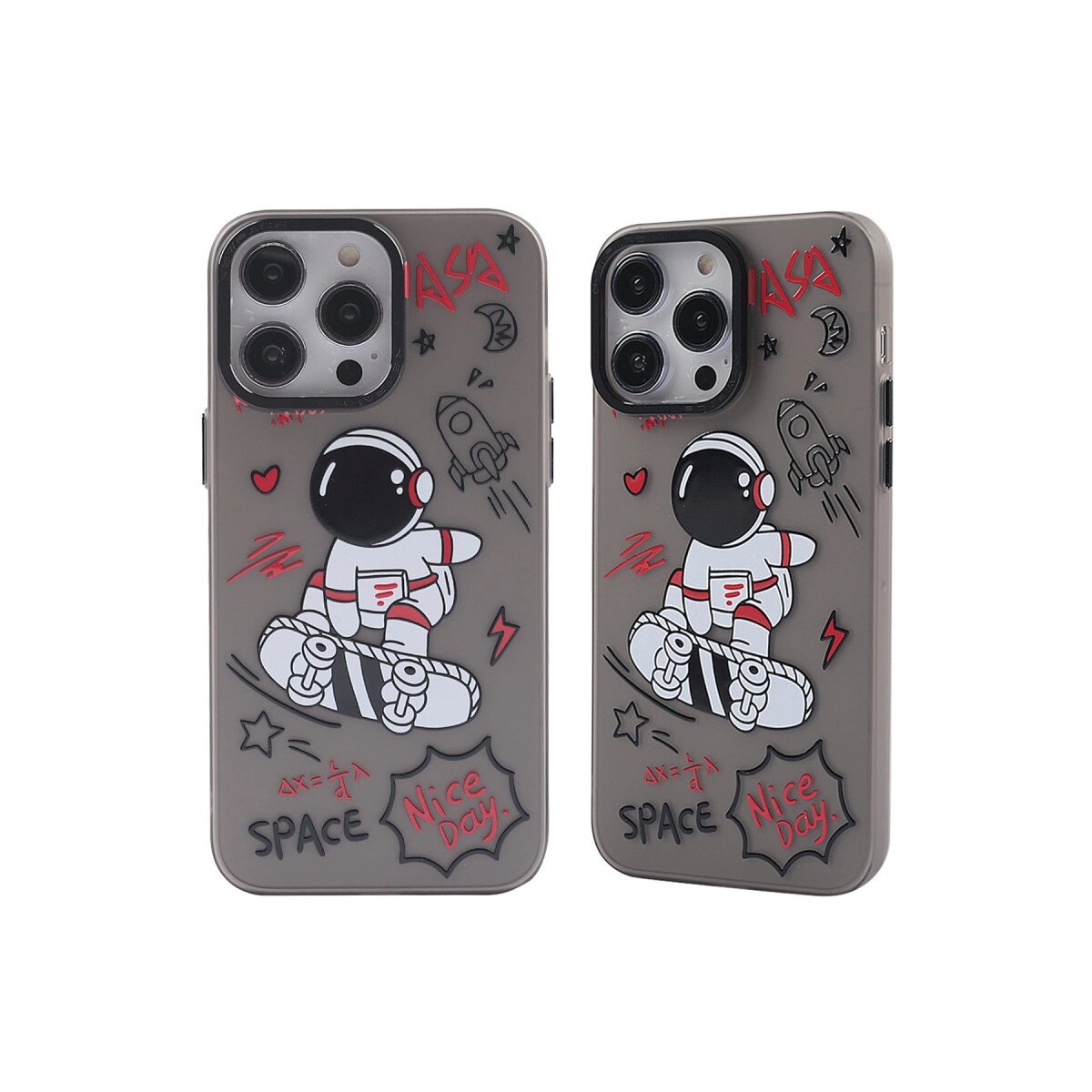 İphone 14 Pro Max Kılıf Prada Desenli Kapak - Prada Siyah - 1