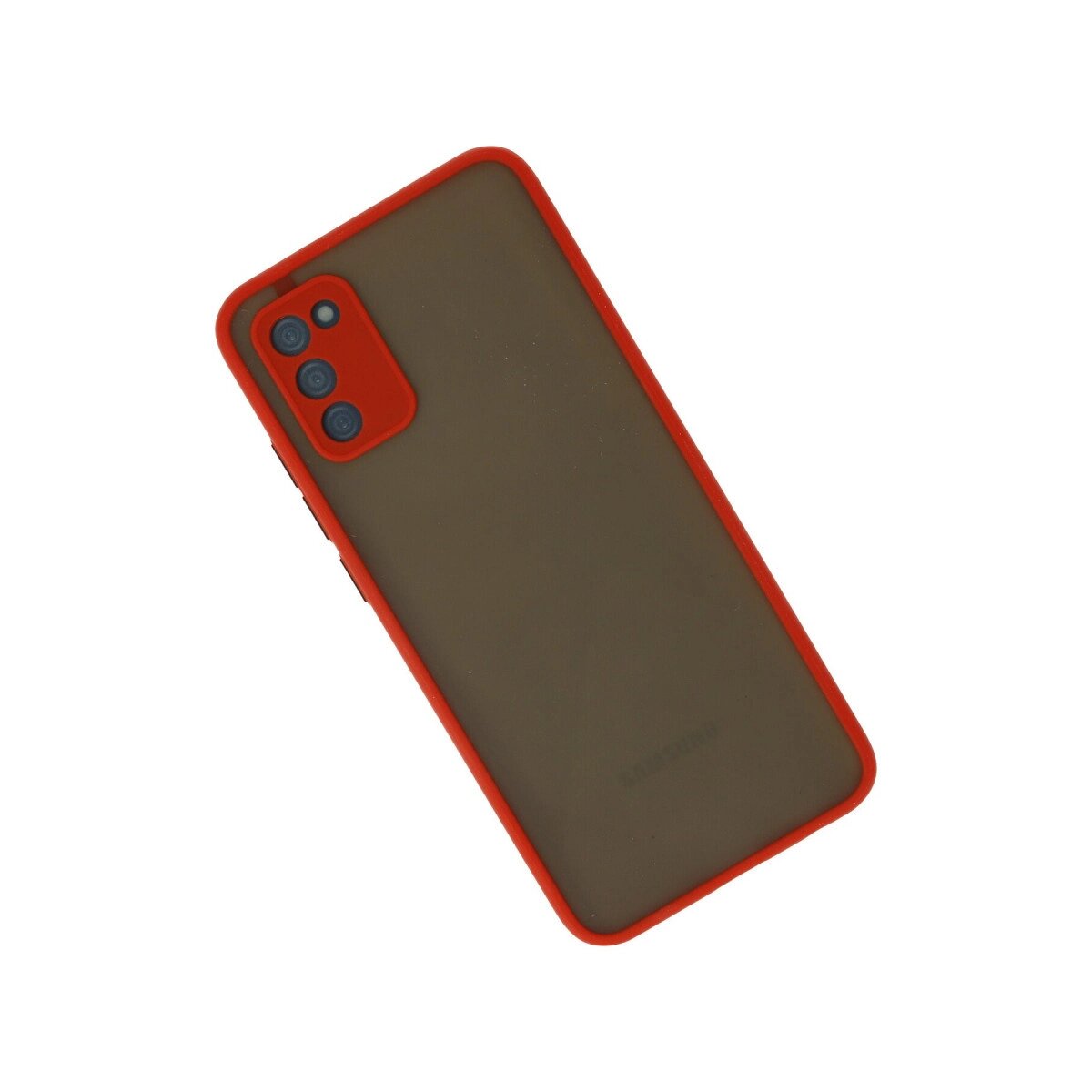 Samsung Galaxy A03s Kılıf Montreal Silikon Kapak - Kırmızı Samsung Galaxy A03s Kılıf Montreal Silikon Kapak - Kırmızı