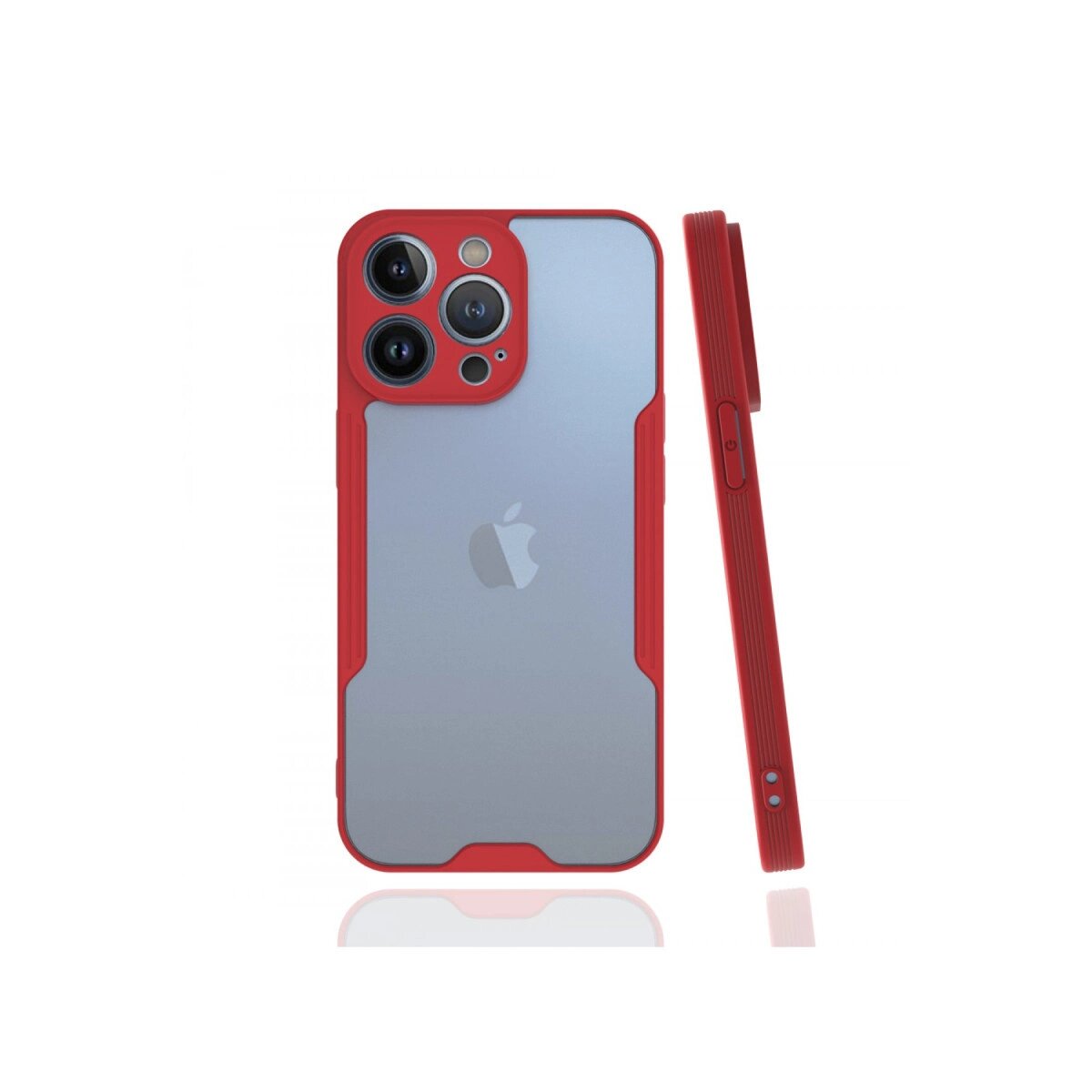 İphone 13 Pro Kılıf Platin Silikon - Kırmızı İphone 13 Pro Kılıf Platin Silikon - Kırmızı