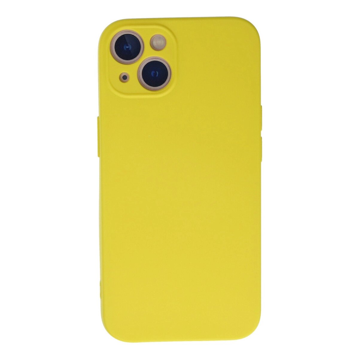İphone 13 Mini Kılıf Nano İçi Kadife Silikon - Sarı İphone 13 Mini Kılıf Nano İçi Kadife Silikon - Sarı