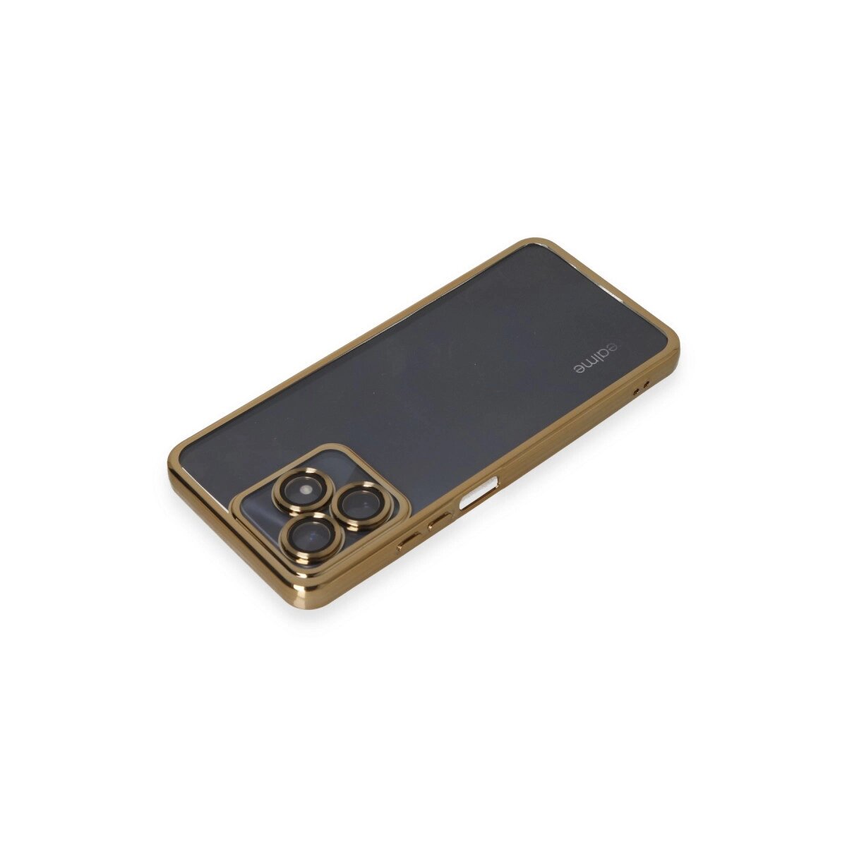 Realme C53 Kılıf Razer Lensli Silikon - Gold Realme C53 Kılıf Razer Lensli Silikon - Gold
