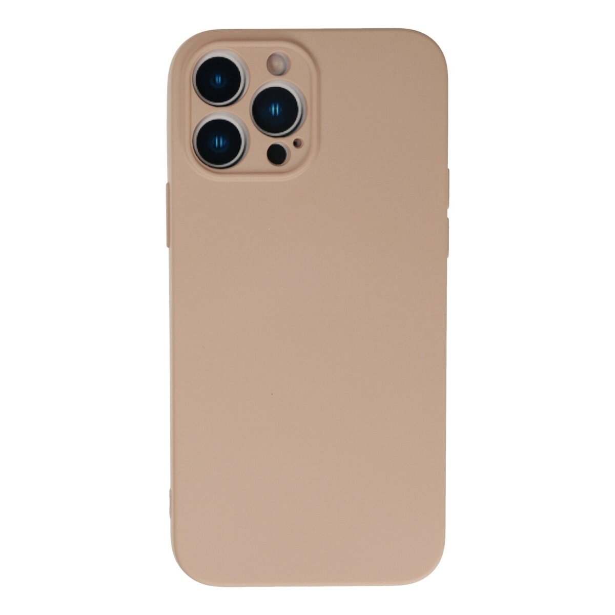 İphone 13 Pro Kılıf Nano İçi Kadife Silikon - Pudra İphone 13 Pro Kılıf Nano İçi Kadife Silikon - Pudra