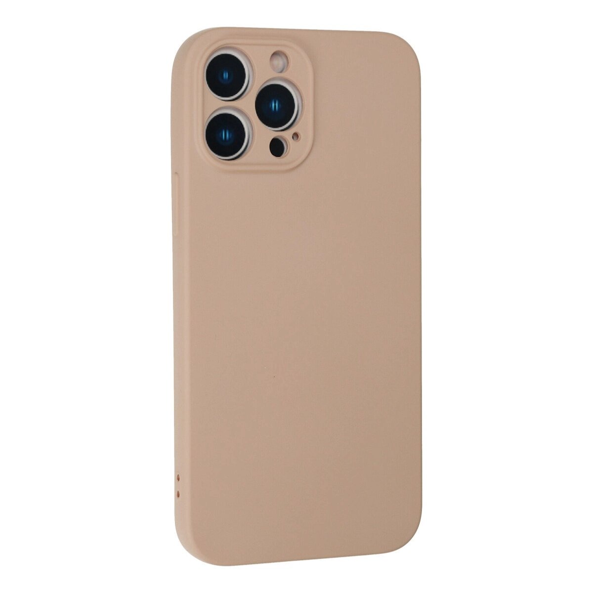 İphone 13 Pro Kılıf Nano İçi Kadife Silikon - Pudra İphone 13 Pro Kılıf Nano İçi Kadife Silikon - Pudra