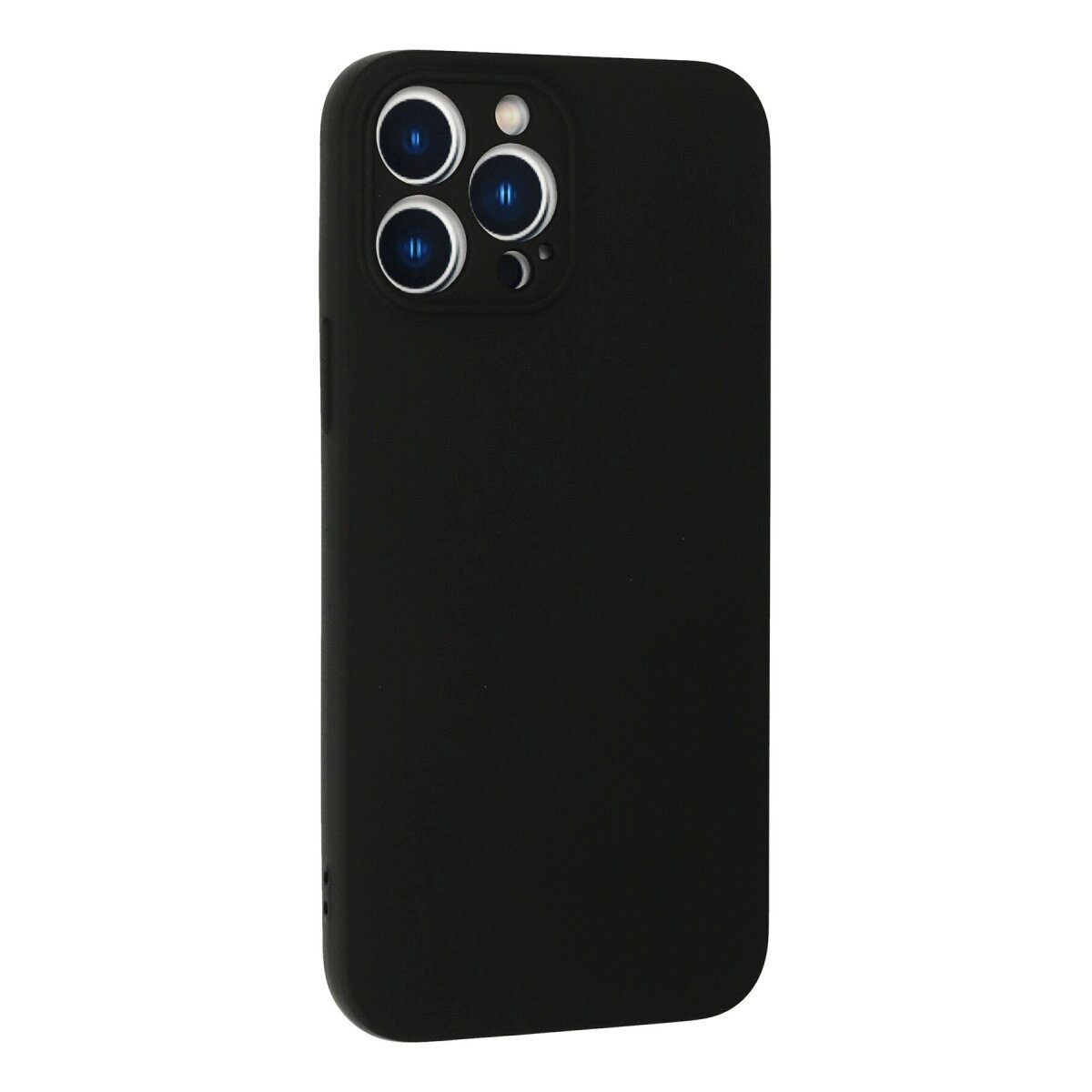 İphone 13 Pro Max Kılıf Nano İçi Kadife Silikon - Siyah