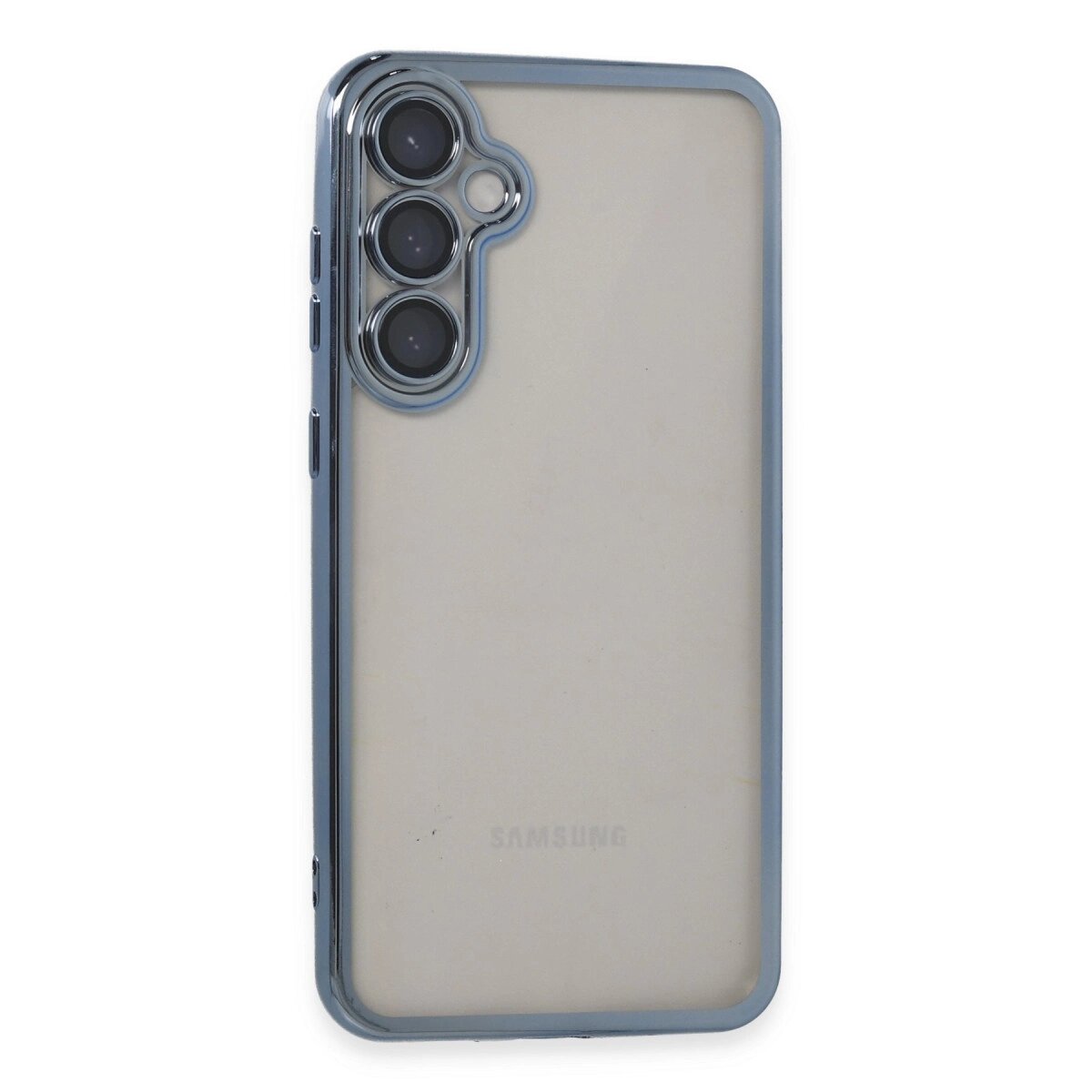 Samsung Galaxy S23 Fe Kılıf Razer Lensli Silikon - Açık Mavi Samsung Galaxy S23 Fe Kılıf Razer Lensli Silikon - Açık Mavi