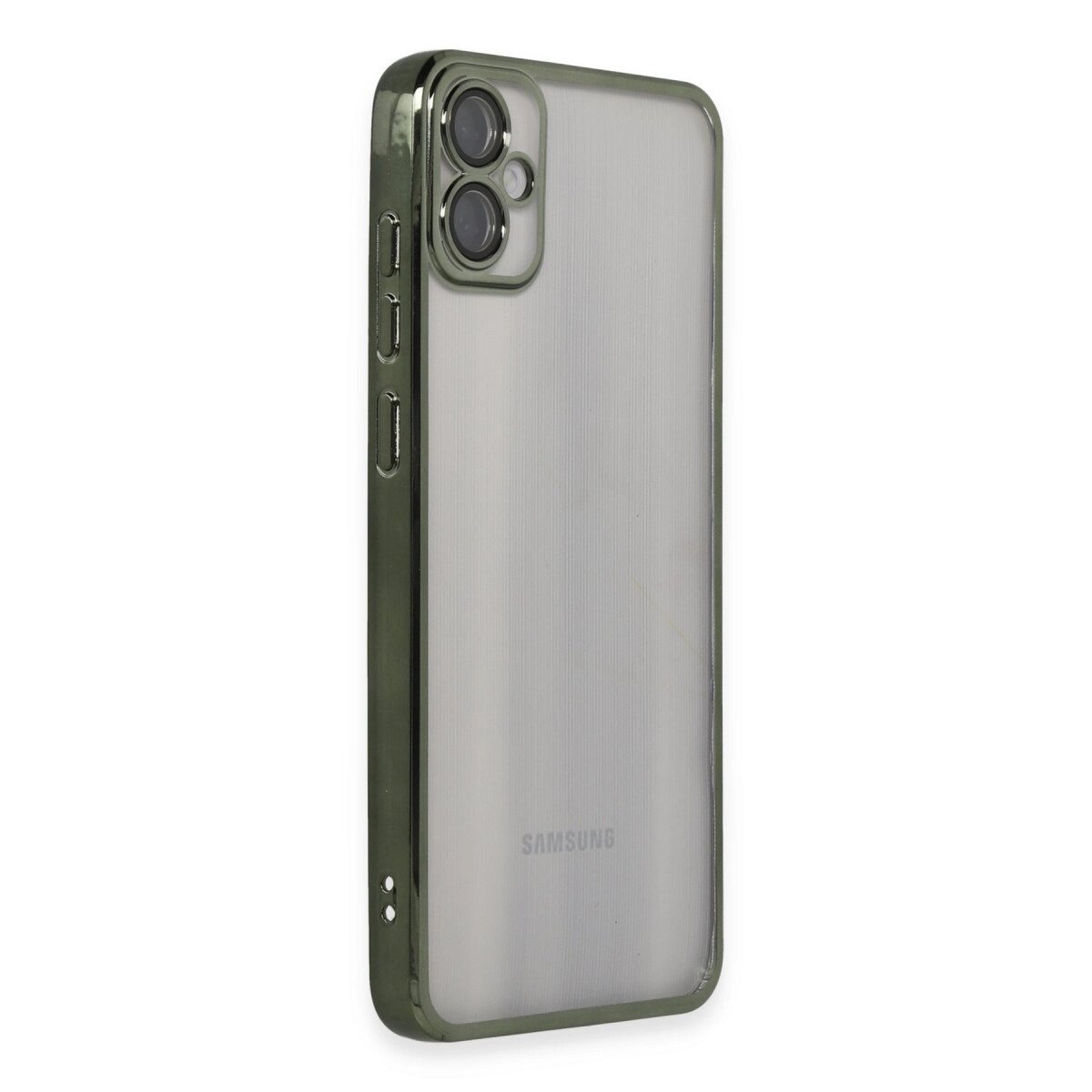 Samsung Galaxy A05 Kılıf Razer Lensli Silikon - Yeşil Samsung Galaxy A05 Kılıf Razer Lensli Silikon - Yeşil