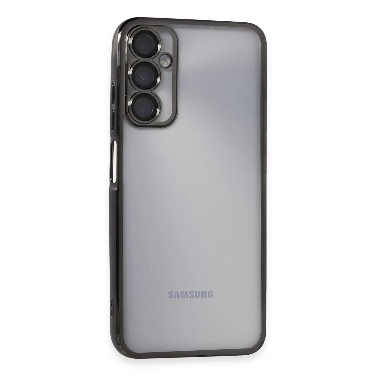 Samsung Galaxy A05s Kılıf Razer Lensli Silikon - Siyah Samsung Galaxy A05s Kılıf Razer Lensli Silikon - Siyah