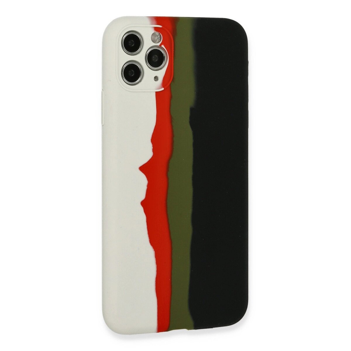 İphone 11 Pro Kılıf Ebruli Lansman Silikon - Beyaz-siyah İphone 11 Pro Kılıf Ebruli Lansman Silikon - Beyaz-siyah