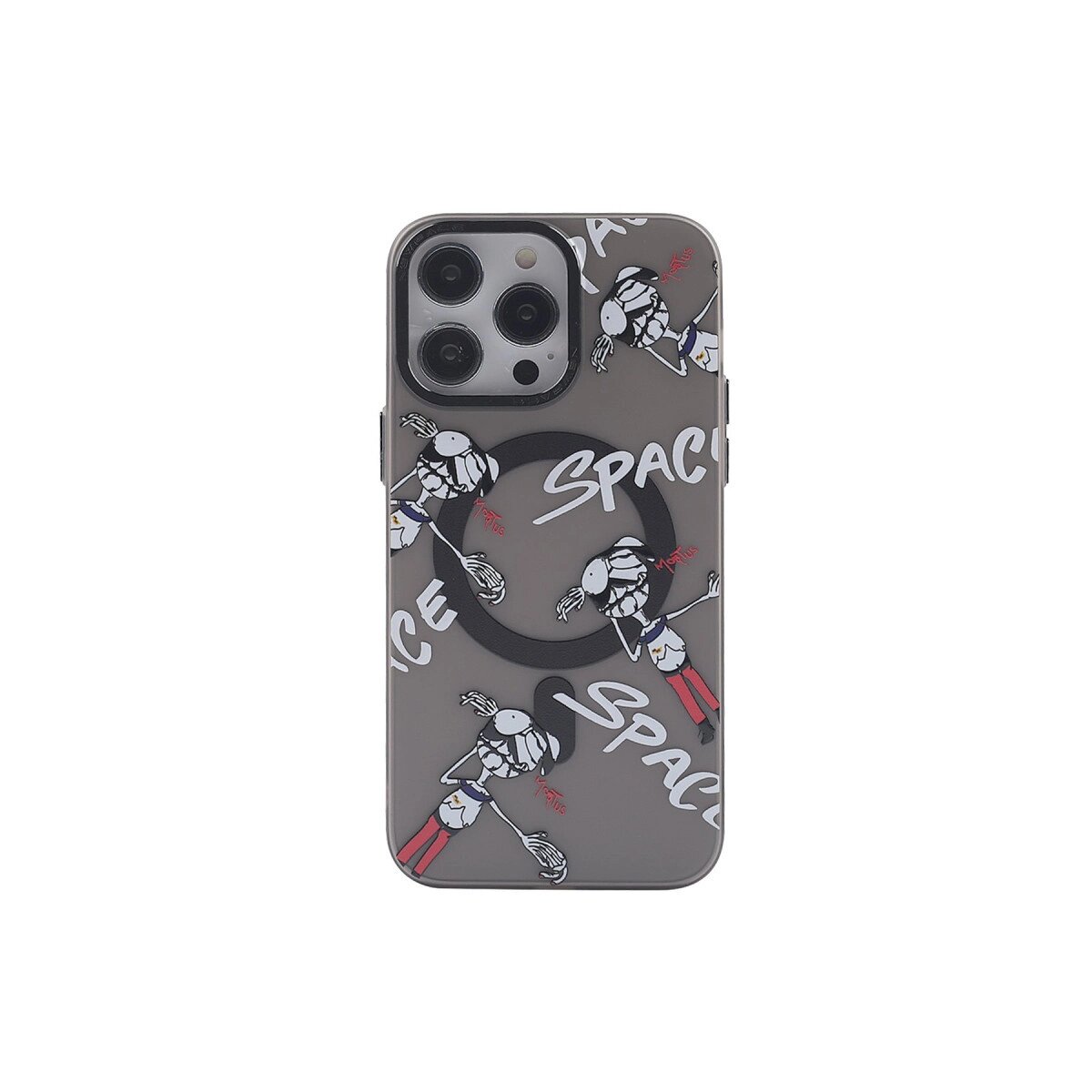 İphone 12 Pro Max Kılıf Apollo Magneticsafe Desenli Kapak - Apollo Siyah - 3 İphone 12 Pro Max Kılıf Apollo Magneticsafe Desenli Kapak - Apollo Siyah - 3