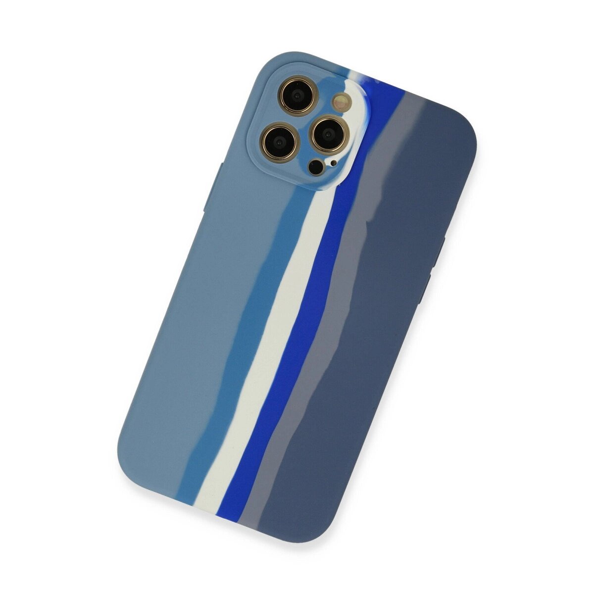 İphone 12 Pro Kılıf Ebruli Lansman Silikon - Mavi-gri İphone 12 Pro Kılıf Ebruli Lansman Silikon - Mavi-gri