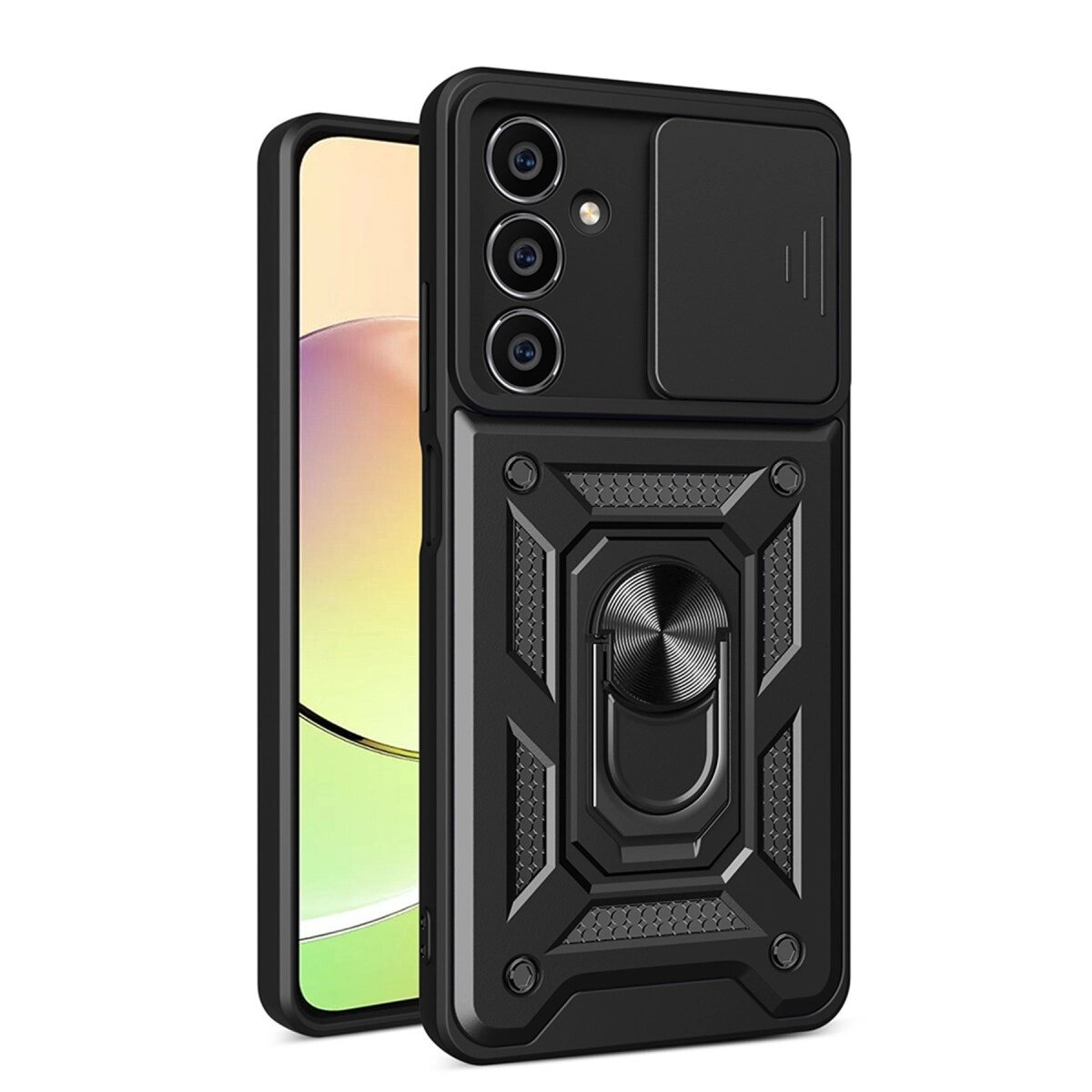Samsung Galaxy A05 Kılıf Pars Lens Yüzüklü Silikon - Siyah Samsung Galaxy A05 Kılıf Pars Lens Yüzüklü Silikon - Siyah