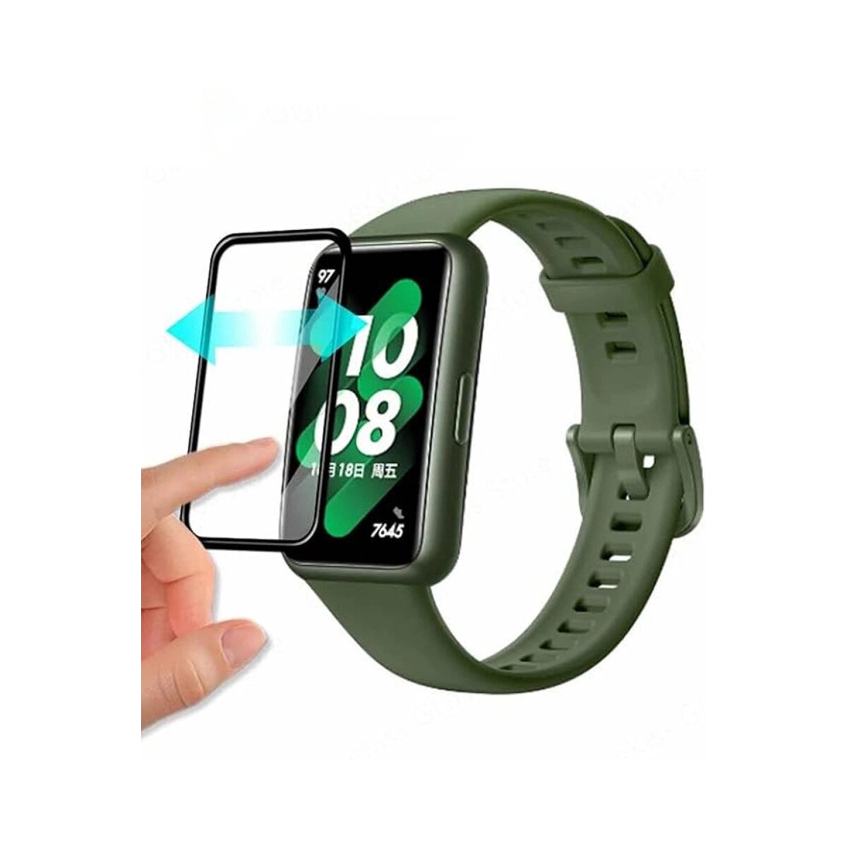 Huawei Band 8 Polymer Nano Ekran Koruyucu - Şeffaf Huawei Band 8 Polymer Nano Ekran Koruyucu - Şeffaf