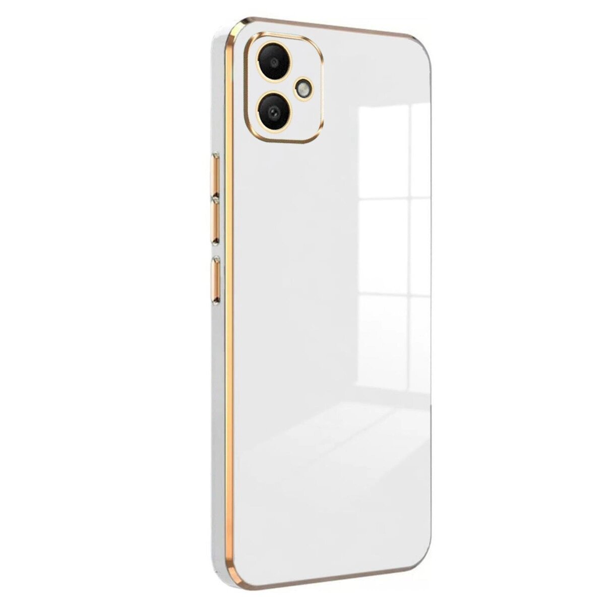 Samsung Galaxy A05 Kılıf Volet Silikon - Beyaz Samsung Galaxy A05 Kılıf Volet Silikon - Beyaz