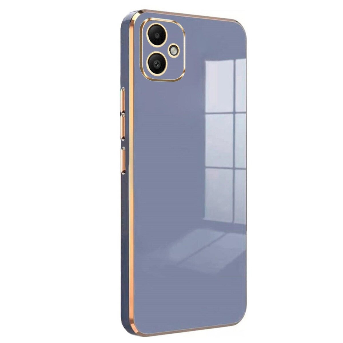 Samsung Galaxy A05 Kılıf Volet Silikon - Mavi