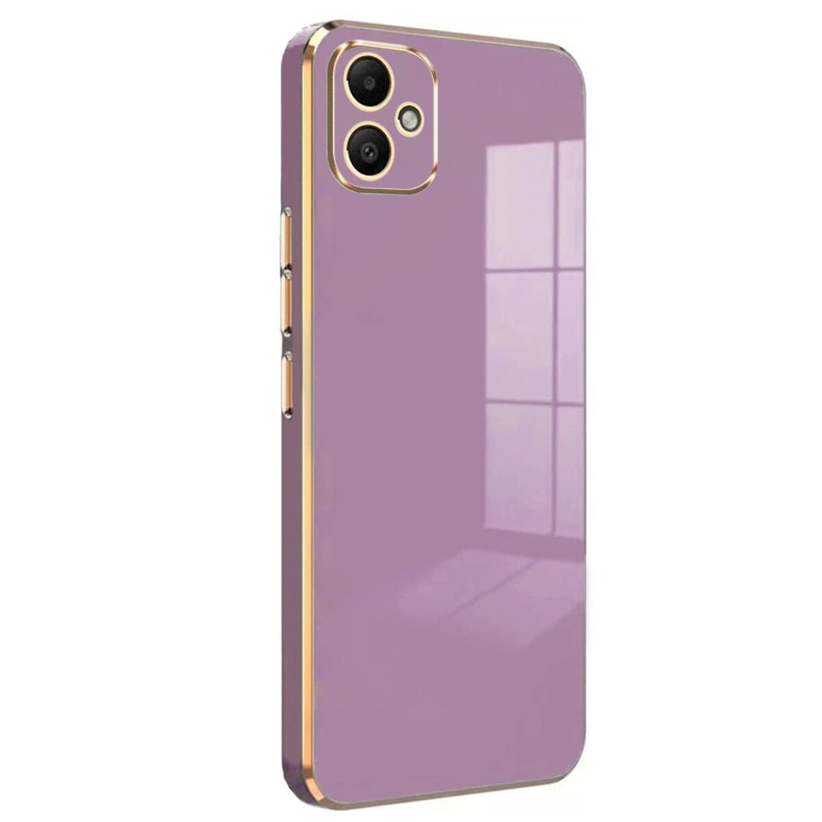Samsung Galaxy A05 Kılıf Volet Silikon - Mor Samsung Galaxy A05 Kılıf Volet Silikon - Mor
